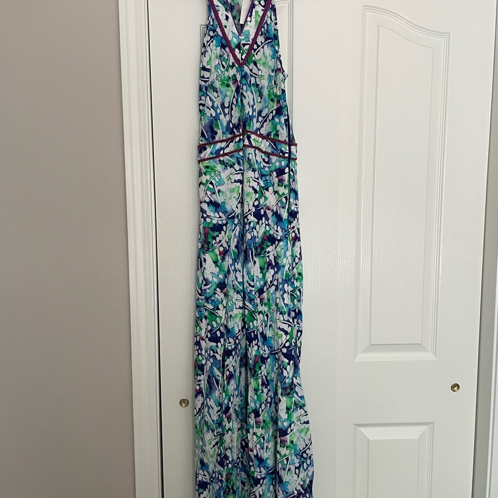 Robert Graham Krista - Blue and Purple Maxi Dress